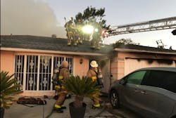 Multiple occupants were rescued at this San Diego dwelling fire on Jan. 2, 2022. Multiple occupants were rescued at this San Diego dwelling fire on Jan. 2, 2022.