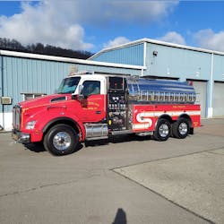 The Bear Creek Township Volunteer Hose Company has taken delivery of a 4 Guys Tanker truck. The Bear Creek Township Volunteer Hose Company has taken delivery of a 4 Guys Tanker truck.