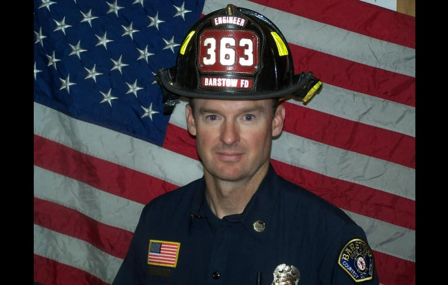 Barstow Engineer David Spink died Sunday after injuries he received at an accident scene on Dec. 5, 2021.