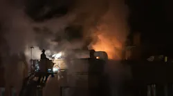 FDNY crews battled a slow moving fire that traveled through all floors of a Bronx building.