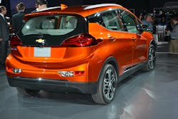 The Chevrolet BOLT EV has electric locks on all of its doors and on the liftgate as well as electrically controlled windows. With the 12-volt power shut down, any closed door essentially will be closed and locked in that position.