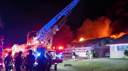 Fort Worth firefighters battle a two-alarm fire in a residential home.