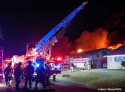Fort Worth firefighters battle a two-alarm fire in a residential home. Fort Worth firefighters battle a two-alarm fire in a residential home.