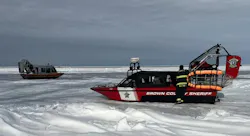 Multiple public safety agencies worked to rescue dozens stranded on an ice float in Green Bay.