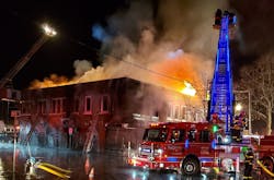A 5-alarm fire destroyed multiple businesses and apartments in Keene late Saturday evening.