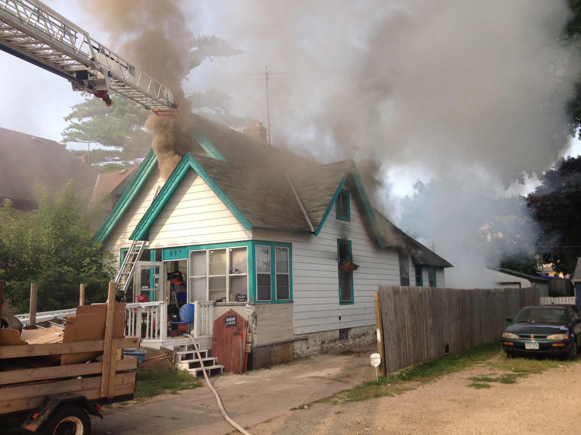 A backup line provides safety for operating personnel and occupants. It should be stretched through the same point of entry as the attack line is stretched.