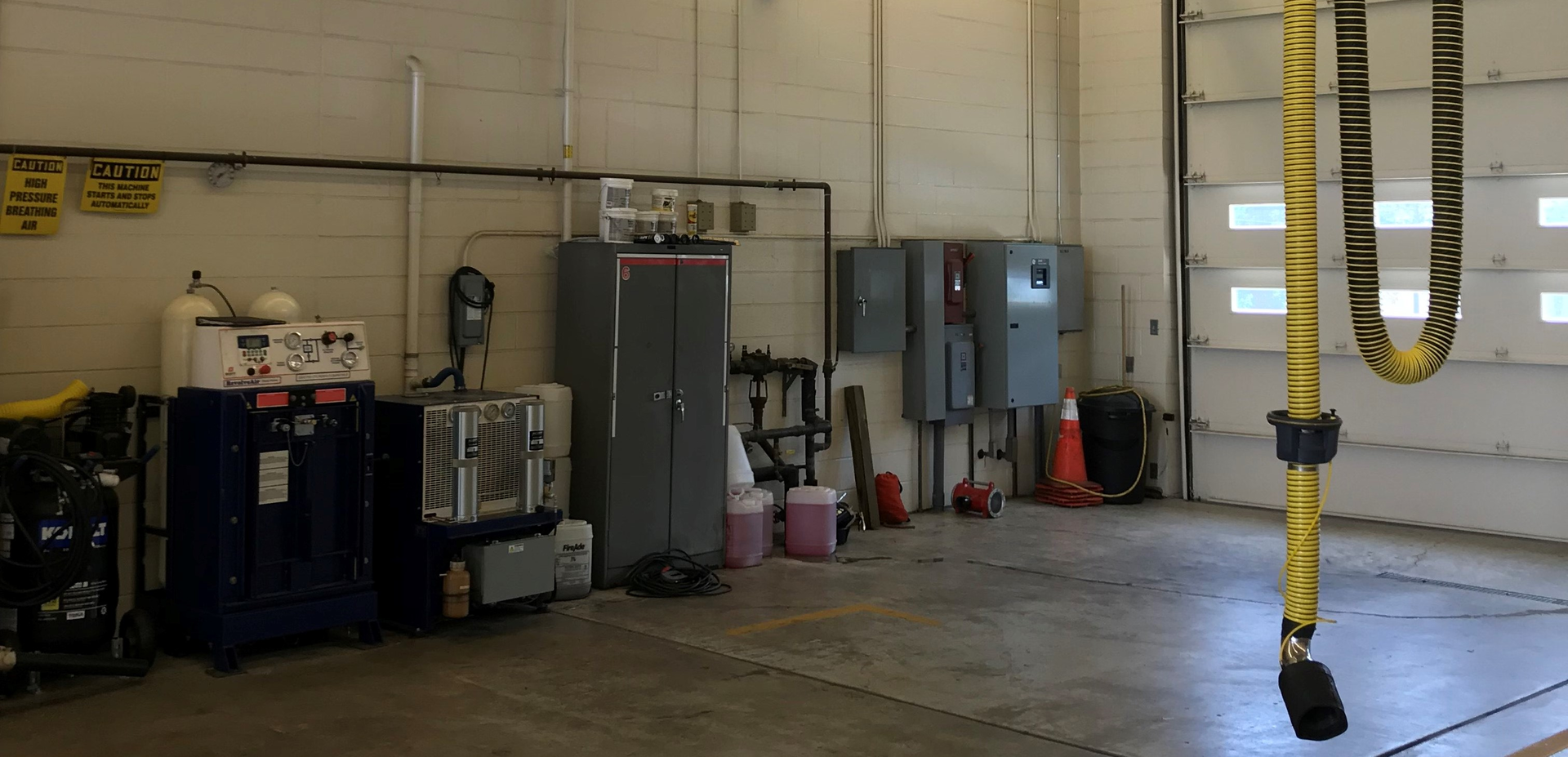 The remodel of Company 6 of Spotsylvania County, VA, Fire, Rescue & Emergency Management will move lockers and equipment out of the apparatus bay to dedicated rooms elsewhere. This will minimize places where dirt/sludge/contaminants can collect, all in an effort to improve conditions for members from a health standpoint.