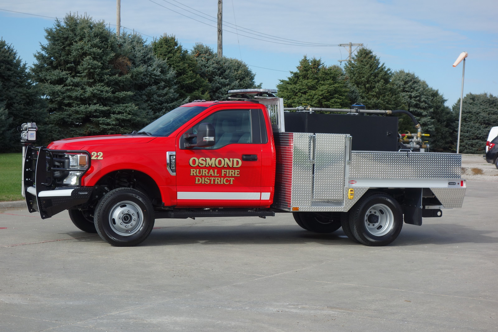 Delivery Osmond, NE, Wildland Unit Firehouse