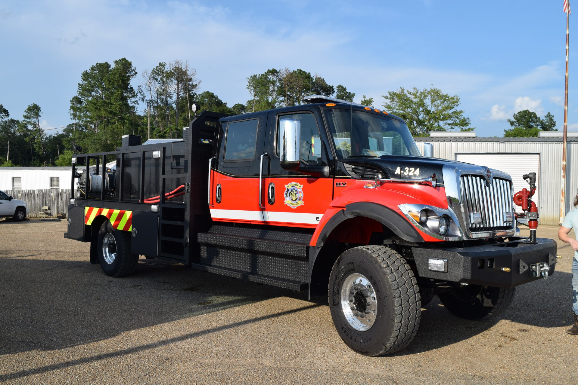 The Peoria Fire Department has taken delivery of a Deep South Fire Trucks brush/wildland apparatus.