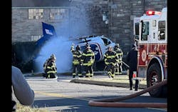 An infant and 3 adults survive after their helicopter crashes in Drexel Hill. An infant and 3 adults survive after their helicopter crashes in Drexel Hill.
