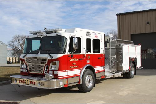 The Sidney Fire Department has taken delivery of a custom-built Toyne Pumper built on a Spartan chassis.