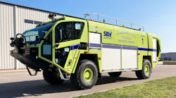 The Salisbury Regional Airport has taken delivery of an Oshkosh Airport Products 4x4 Striker ARFF vehicle.