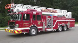 The Williston Fire Department has taken delivery of a custom-built Spartan Aerial.