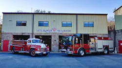 Otto Fire and Rescue Chief Terry Rholetter Jr. was flown to Augusta Burn Center after being seriously burned fighting a wildland fire.