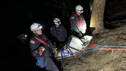 Reno firefighters rescued a 64-year-old woman that was found clinging to a tree on a steep slope. She had been missing for over 24 hours. Reno firefighters rescued a 64-year-old woman that was found clinging to a tree on a steep slope. She had been missing for over 24 hours.