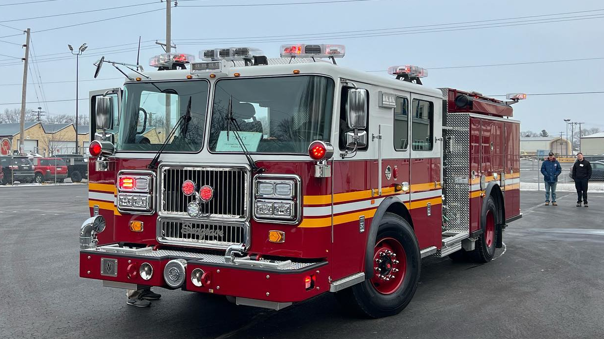 The Christiana Fire Company has taken delivery of a custom-built Seagrave pumper on a Marauder chassis.