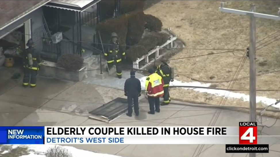 Two people died died in a Detroit house fire Thursday.