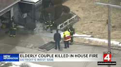 Two people died died in a Detroit house fire Thursday.