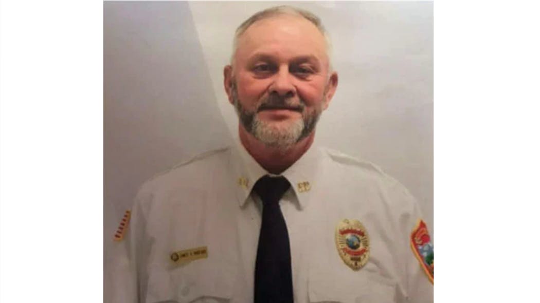 Polly Watson Fire Chief James Radford died Feb. 5 while responding to a call.