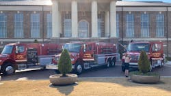 The first three tankers funded by a sales tax were received by Hollow Creek, Salley and Windsor fire departments. The first three tankers funded by a sales tax were received by Hollow Creek, Salley and Windsor fire departments.