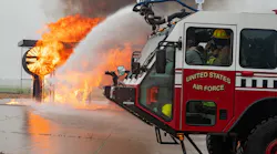 152nd CES firefighters train at Volk Field in Wisconsin.