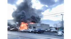 Fire at an Annville Township automotive repair shop caused $1 million in damage. Fire at an Annville Township automotive repair shop caused $1 million in damage.