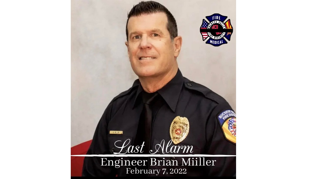 Buckeye Valley Fire District Engineer Brian Miiller succumbed to COVID-19 after contracting it on duty.