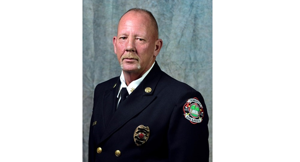 Battalion Chief Mark Holt died Feb. 9, after completing a 24-hour shift with Thomasville Fire and Rescue.