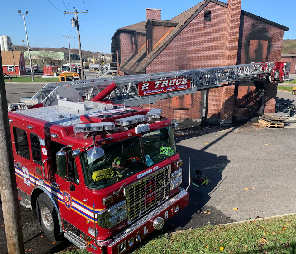 The Art of Tower Ladder Fire Apparatus Placement | Firehouse