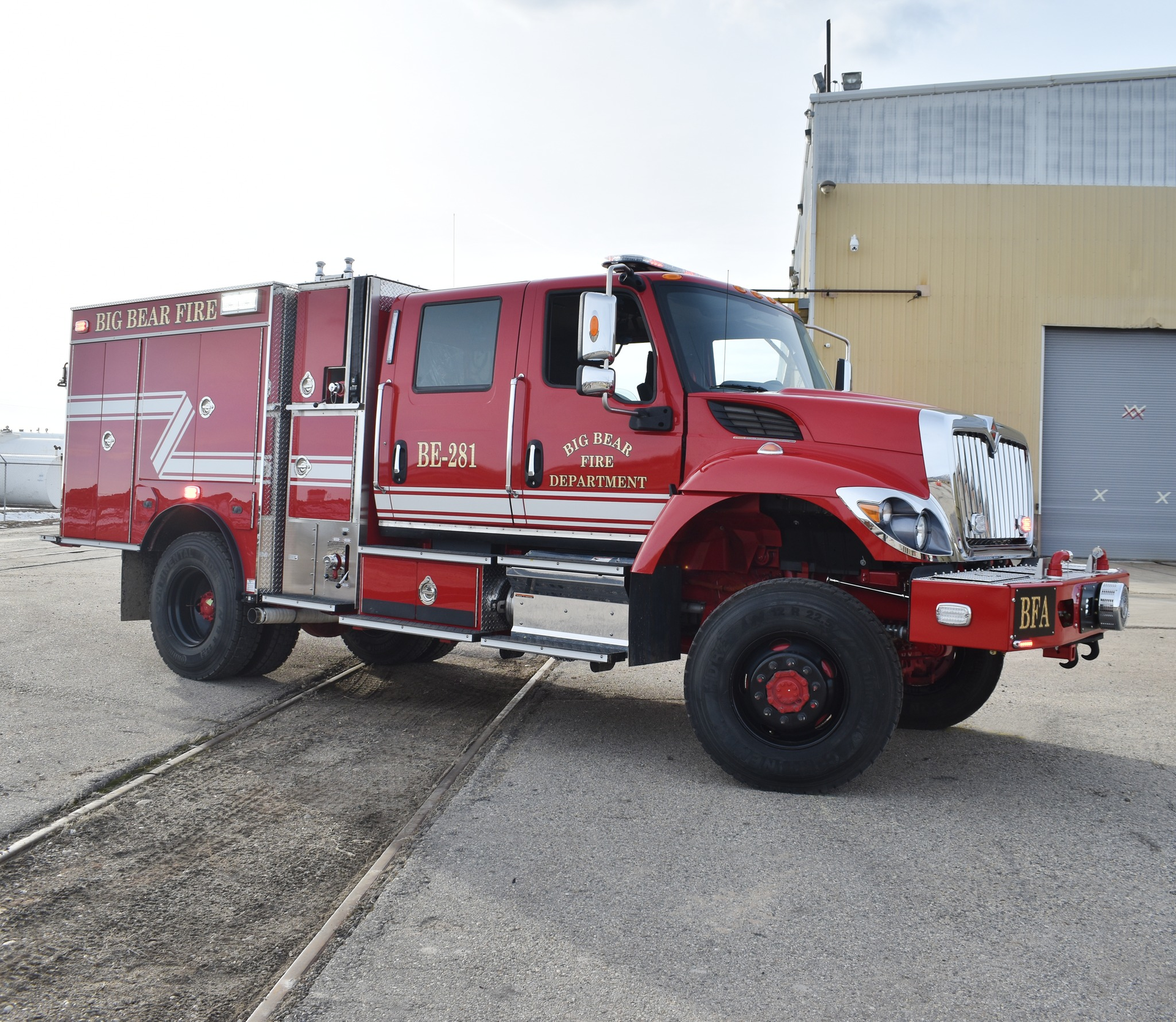 The Big Bear Fire Department has taken delivery of a custom-built Boise Mobile Equipment brush/forestry truck.