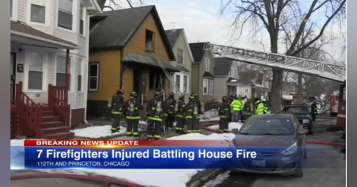 Seven Chicago Firefighters Injured While Trying to Put Out House Fire
