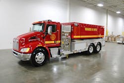The Ward II Volunteer Fire Department in Pioneer took delivery of their custom-built Fouts Brothers tanker. The Ward II Volunteer Fire Department in Pioneer took delivery of their custom-built Fouts Brothers tanker.