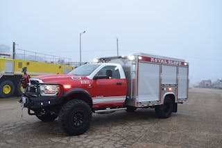 South Metro Fire Rescue - Brush 19 is a RAM 5500 4x4 that carries