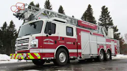 The Laramie County Fire District #1 has taken delivery of a custom-built Rosenbauer 109-foot Viper aerial.