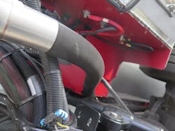 Piping friction-loss is greater in 1½-inch hose that’s in the front bumper—because of the rubber hose that’s used to supply the outlet—than in the stainless steel piping that’s used in 1.88-inch pre-connected crosslay lines. Piping friction-loss is greater in 1½-inch hose that’s in the front bumper—because of the rubber hose that’s used to supply the outlet—than in the stainless steel piping that’s used in 1.88-inch pre-connected crosslay lines.