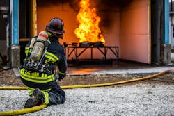 Lithium-ion (li-ion) battery packs produce pressurized gas streams of flammable and toxic gas. This results in high-velocity flames that are significantly hotter than firefighters typically encounter.
