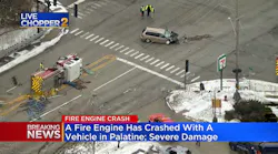Palantine Fire Apparatus Colission
