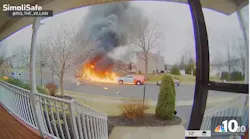 The small plane crashed into the Hilltown neighborhood in Bucks County and caught a vehicle on fire.