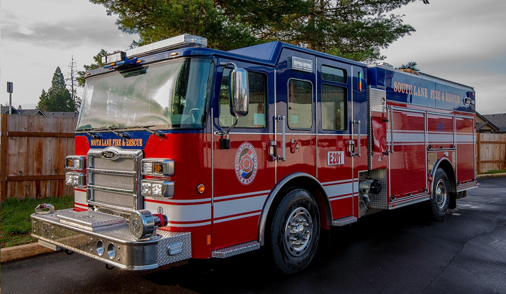 A house fire outside of a fire district was allowed to burn by firefighters.