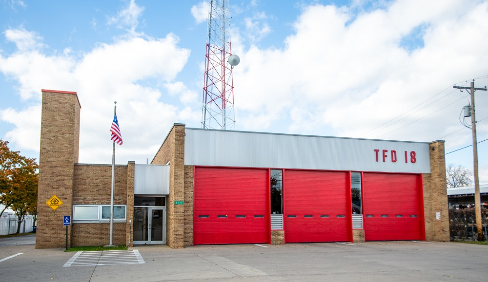 A fire in Toledo Station 18 required fire crews to relocate to nearby stations.