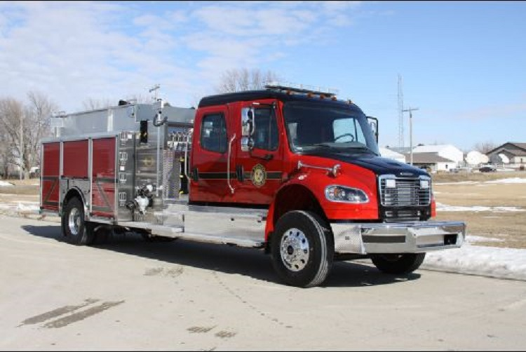 The Colo Fire Department has taken delivery of a custom-built Toyne pumper built on a Freightliner chassis.