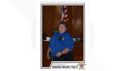 Eastland County Sheriff Deputy Sergeant Barbara Fenley was killed when he car went off the road while she was working to rescue an elderly person from the Eastland fire. Eastland County Sheriff Deputy Sergeant Barbara Fenley was killed when he car went off the road while she was working to rescue an elderly person from the Eastland fire.
