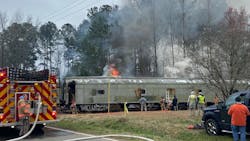 Nash County Circus Train Fire 1
