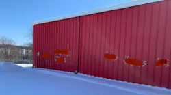 The Plainville fire chief covered up the graffiti after police investigated the incident.