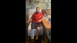 Middletown firefighter Shawn Menear was critically injured searching a home during a Jan. 23 fire.