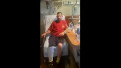 Middletown firefighter Shawn Menear was critically injured searching a home during a Jan. 23 fire.