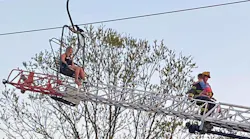 Montgomery firefighters rescued six riders from the zoo's sky lift.