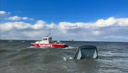 An Anne Arundel County Fire Department boat sank while crew members were conducting training evolutions.
