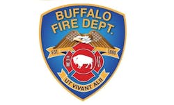A Buffalo firefighter has been suspended without pay in connection to the Saturday incident that left a firefighter with a head injury.