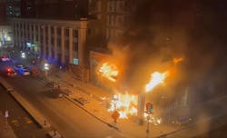 An overnight fire forced a downtown Saint Paul grocery store to temporarily close it's doors. An overnight fire forced a downtown Saint Paul grocery store to temporarily close it's doors.